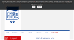 Desktop Screenshot of lingueuropa.com